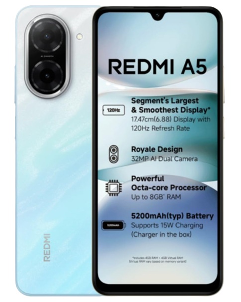 Top Redmi A5 alternatives below 7000